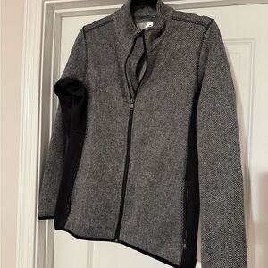 Marc New York Andrew Marc Black and Gray Zip Up